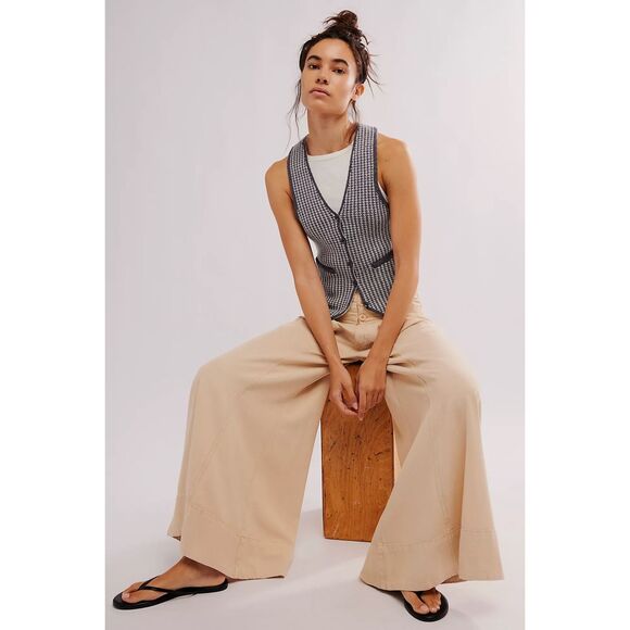 Free People Maxed Out Wide-Leg Trousers - Picture 2 of 7